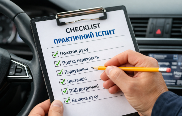 Коли практичний іспит з водіння в СЦ МВС вважається нескладеним: типові та критичні помилки Коли практичний іспит з водіння в СЦ МВС вважається нескладеним: типові та критичні помилки