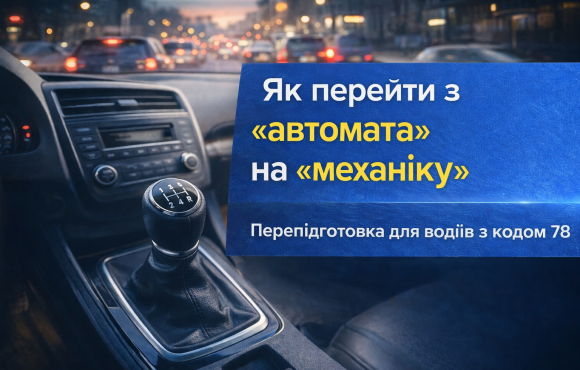 Як перейти з «автомата» на «механіку»: повний гід для водіїв з кодом 78 Як перейти з «автомата» на «механіку»: повний гід для водіїв з кодом 78