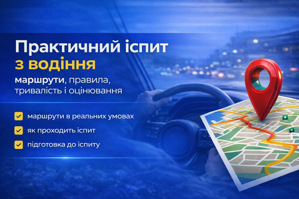 Як проходить практичний іспит з водіння: маршрути, правила, тривалість і оцінювання Як проходить практичний іспит з водіння: маршрути, правила, тривалість і оцінювання