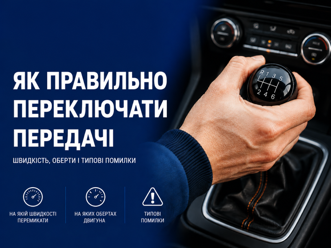 Як правильно перемикати передачі на механіці і не завалити іспит: швидкість, оберти і помилки Як правильно перемикати передачі на механіці і не завалити іспит: швидкість, оберти і помилки